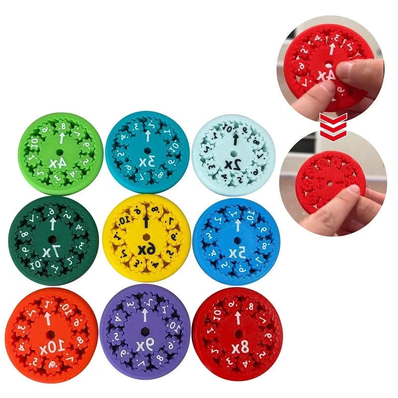 Kids Math Spinner Four-Operation Handheld