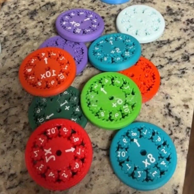 Kids Math Spinner Four-Operation Handheld