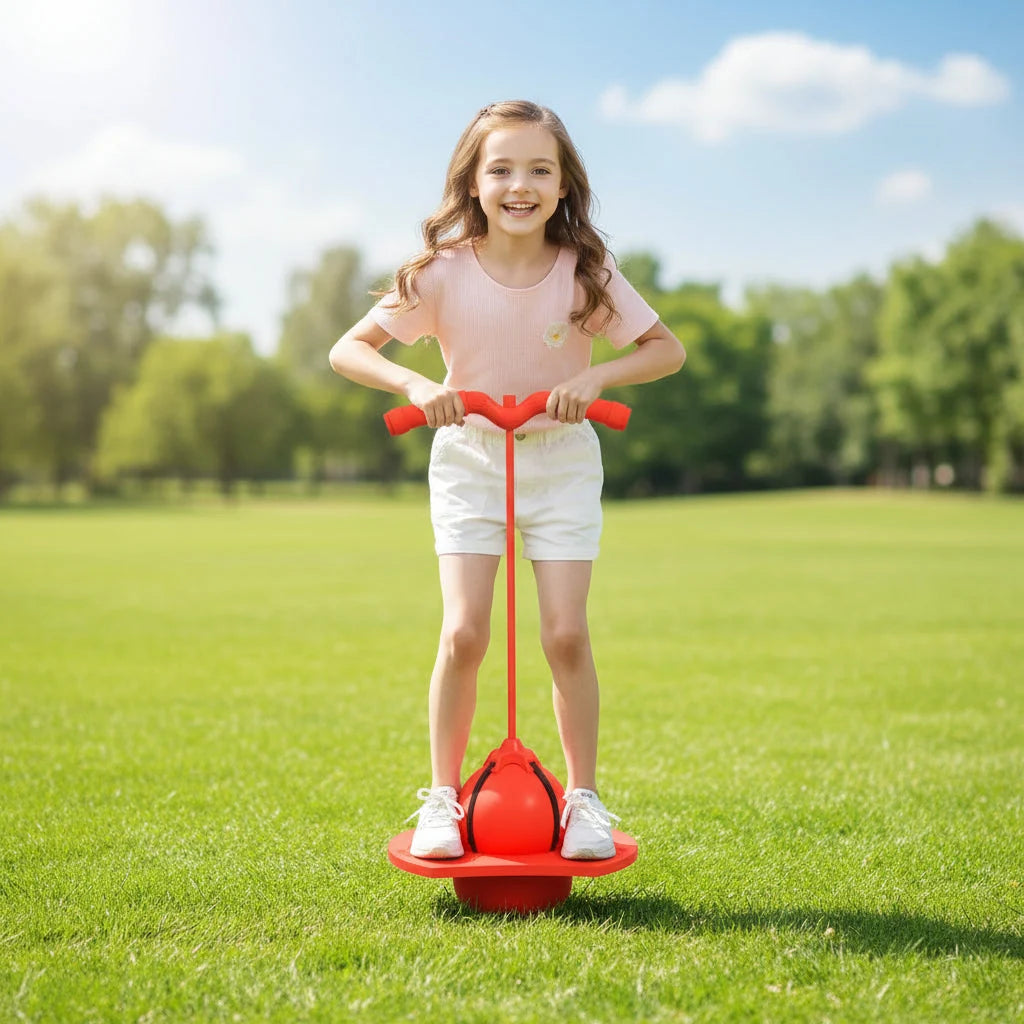Kids Pogo Jumper Foam-Cushioned Base & Non-Slip Plates