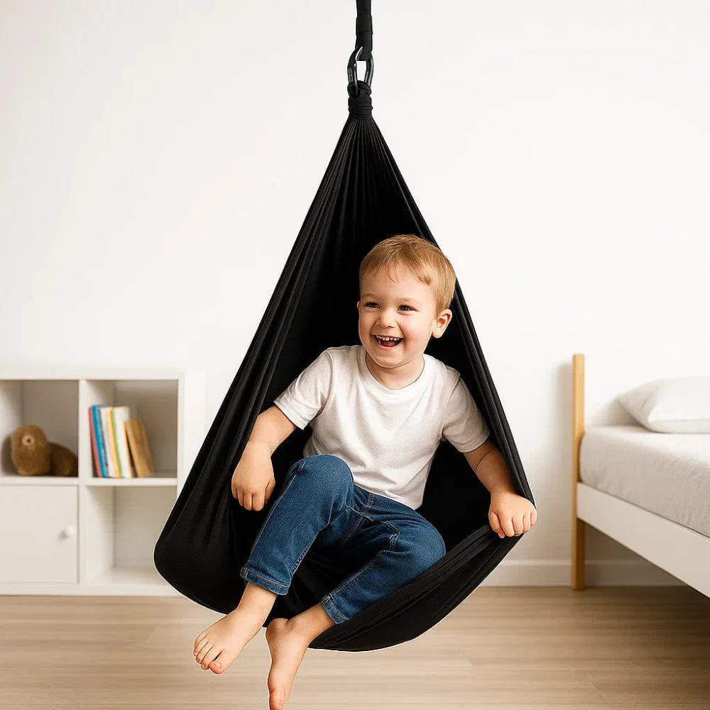 Kids Sensory Swing Breathable Stretch Cotton Ceiling Fitting Kit