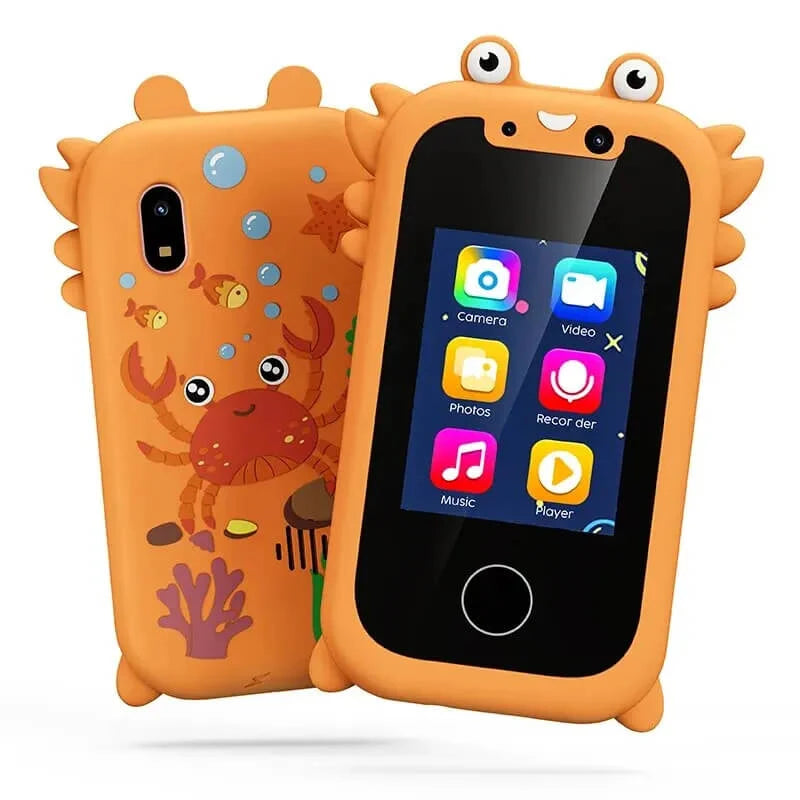 Kids’ Toy Smartphone Dual Camera Touchscreen Learning Games