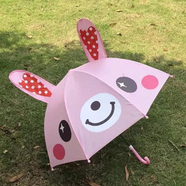 Kids Umbrella Colorful Designs Lightweight Manual Open and Close