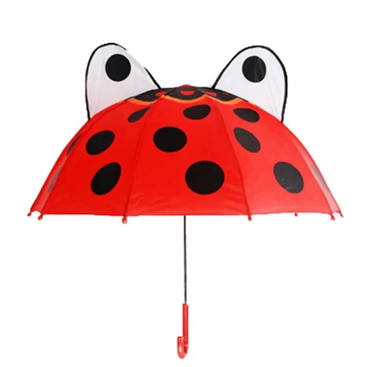 Kids Umbrella Colorful Designs Lightweight Manual Open and Close