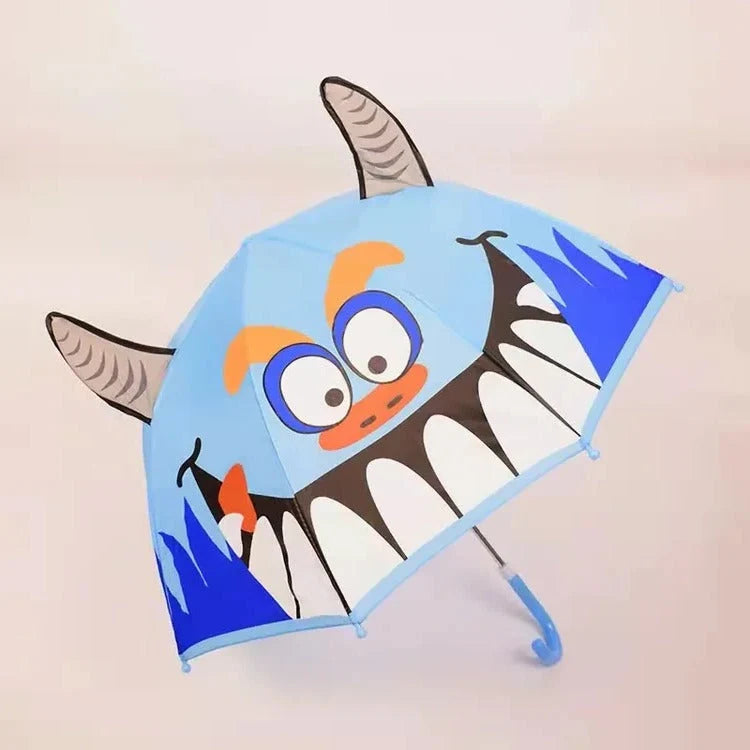 Kids Umbrella Colorful Designs Lightweight Manual Open and Close