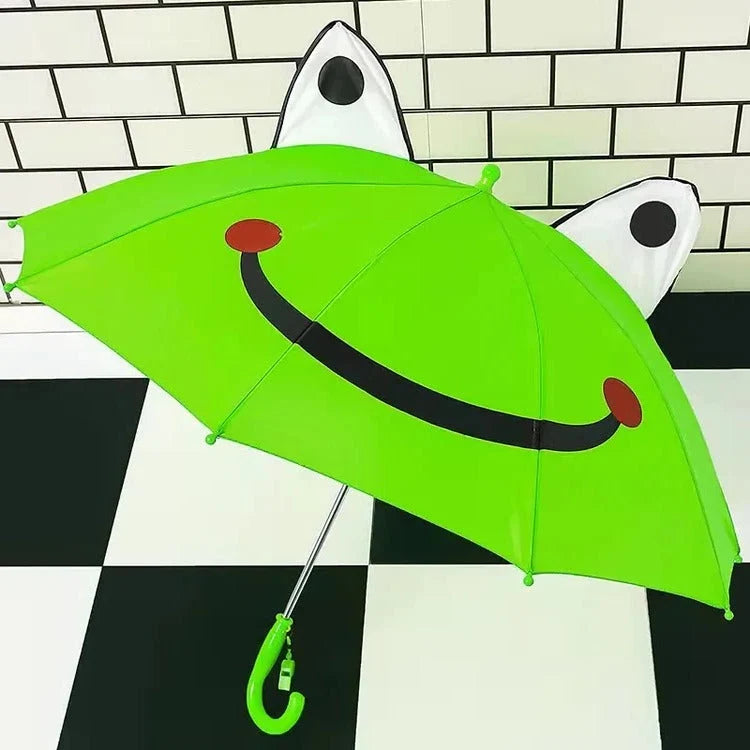 Kids Umbrella Colorful Designs Lightweight Manual Open and Close