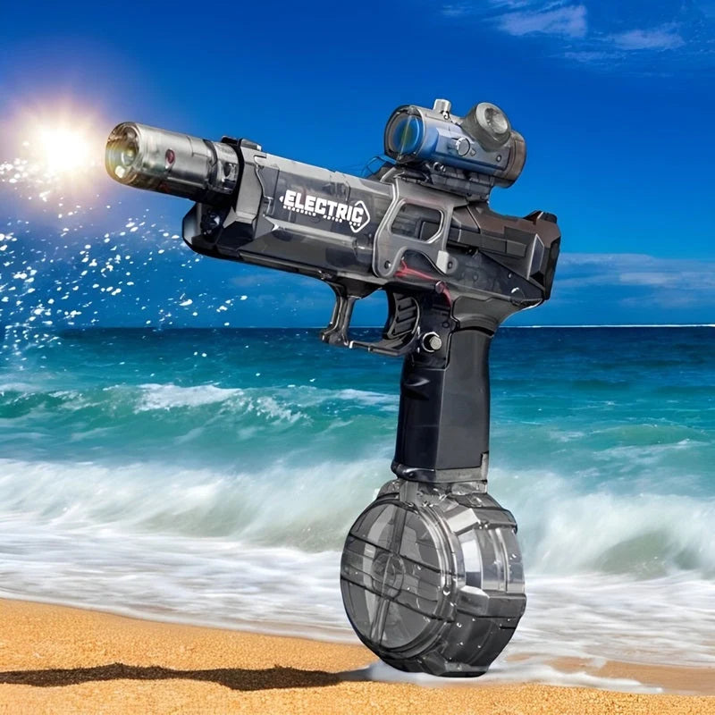 Kids Water Gun Electric Rechargeable LED 26 Ft Range