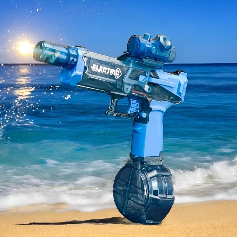 Kids Water Gun Electric Rechargeable LED 26 Ft Range