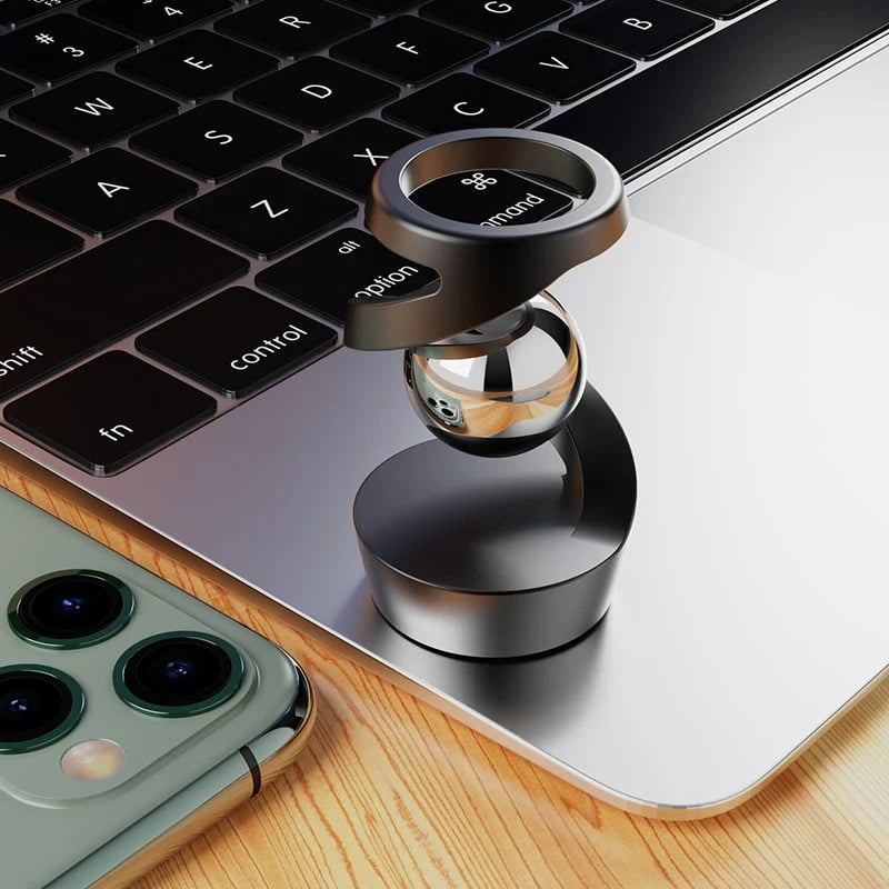 Kinetic Desk Toy Aluminum Floating Ball Illusion