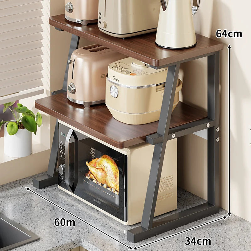 Kitchen Appliance Stand Two-Tier Heat-Resistant Top