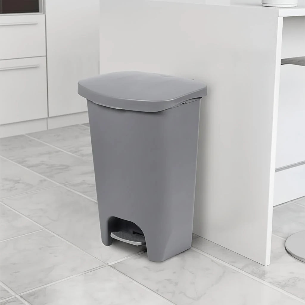 Kitchen Bin Step Pedal 13 Gallon Soft-Close Lid