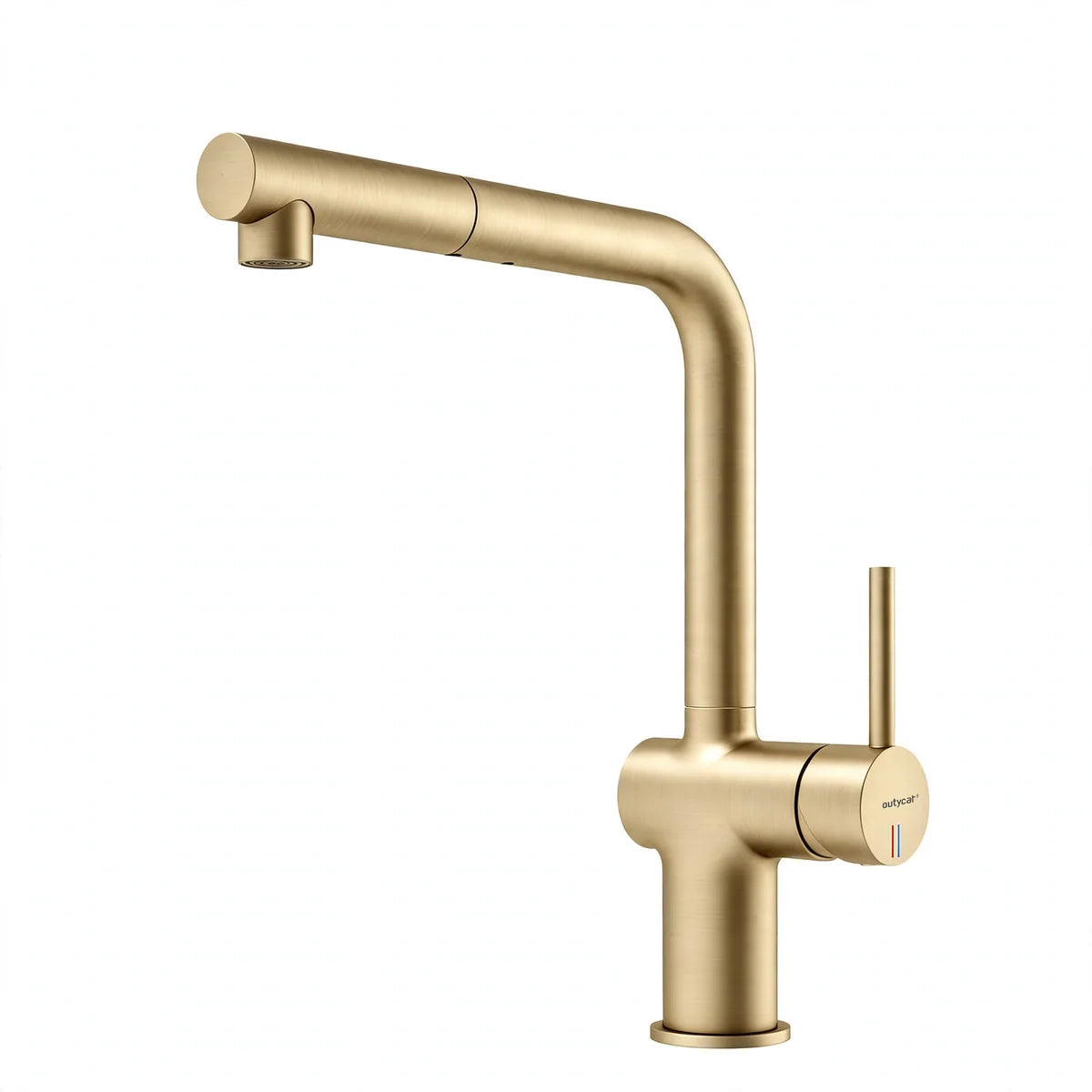 Kitchen Faucet Copper Pull-Out Spout 4 Flow Modes
