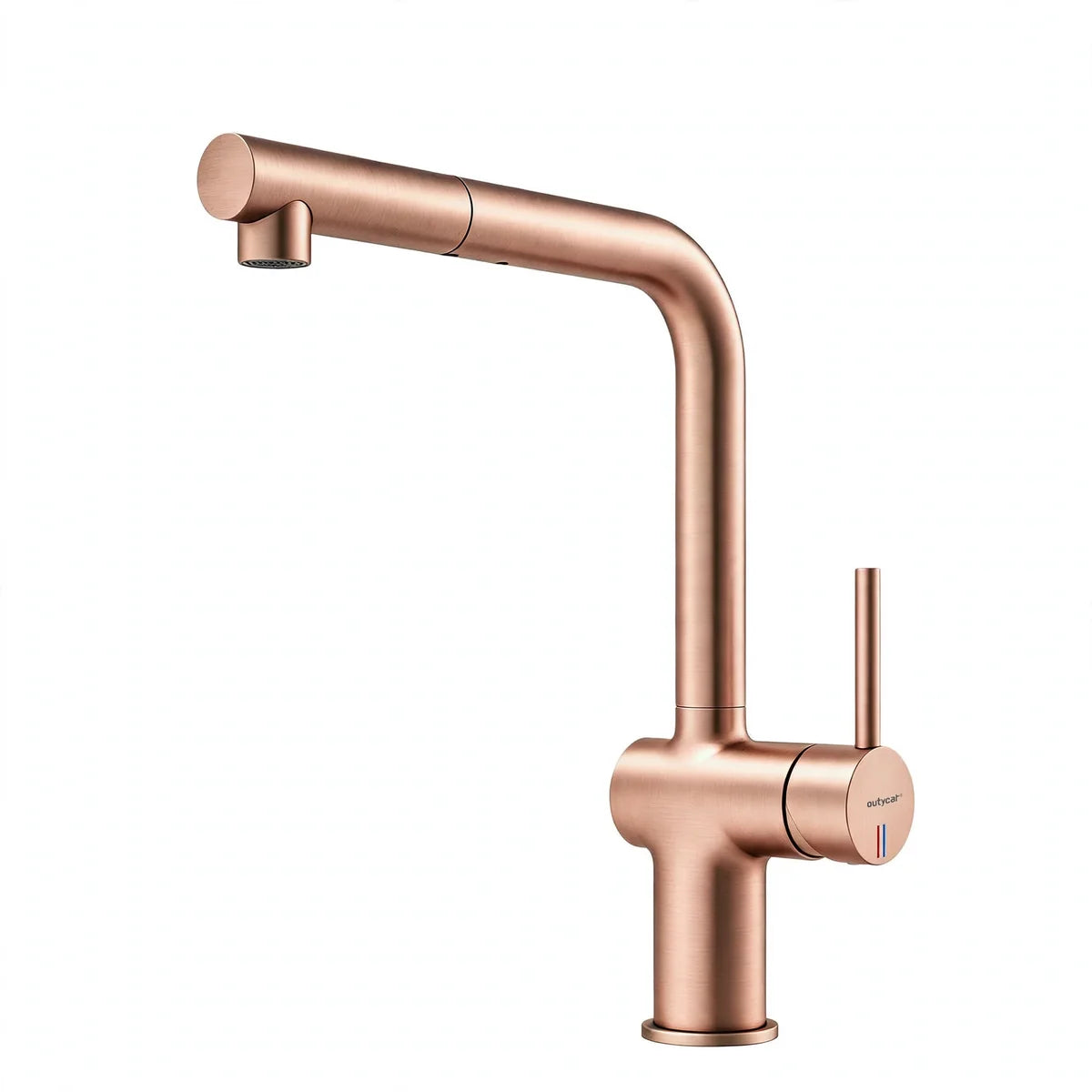 Kitchen Faucet Copper Pull-Out Spout 4 Flow Modes