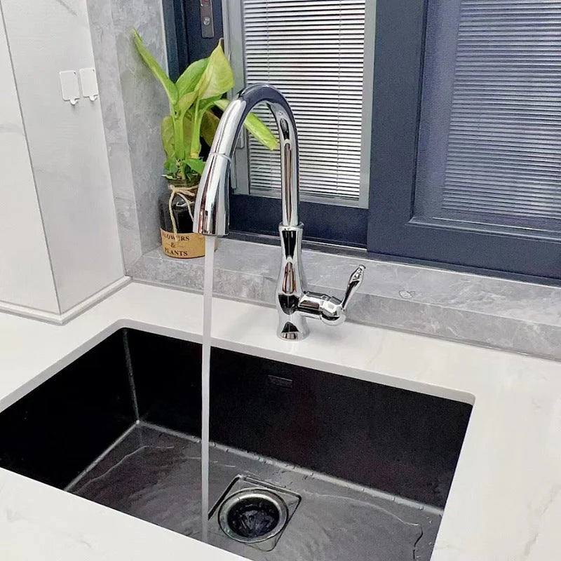 Kitchen Faucet Pull-Out Spray Head Solid Metal