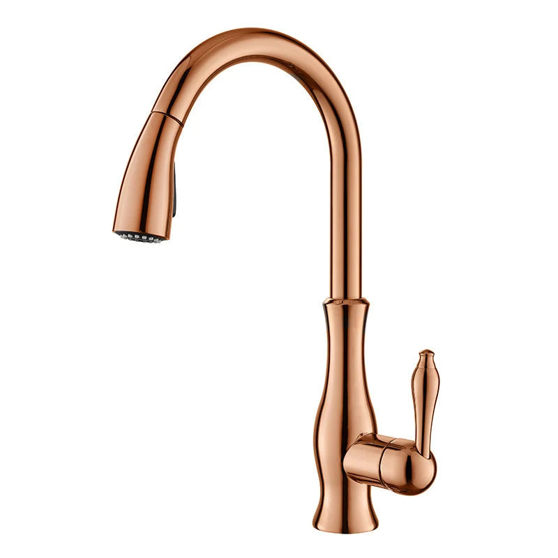 Kitchen Faucet Pull-Out Spray Head Solid Metal