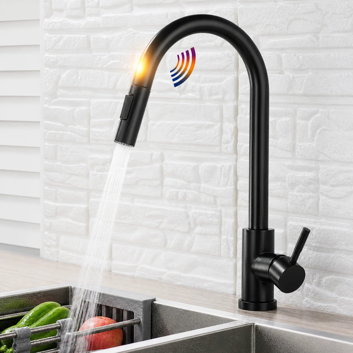 Kitchen Faucet Single-Handle Pull-Out Spray Head