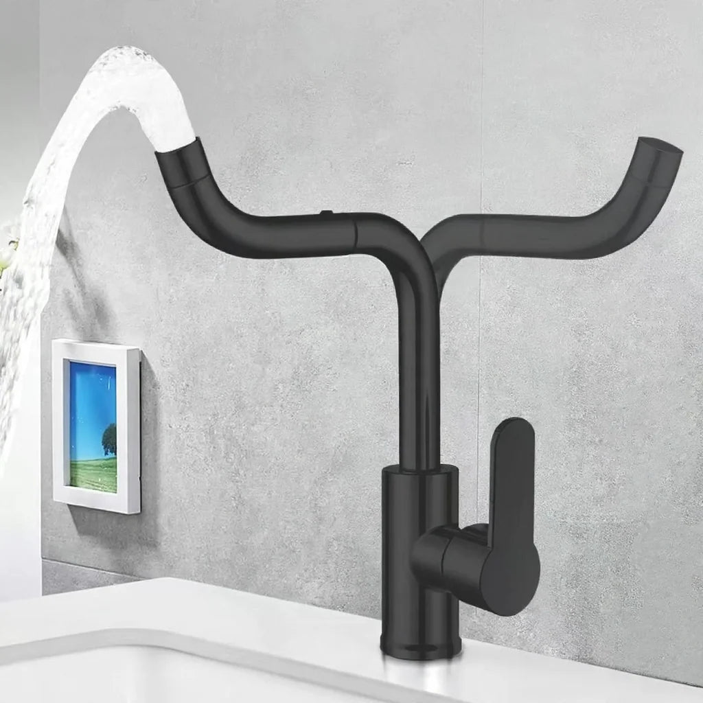 Kitchen Faucet Stainless Steel Ceramic Valve