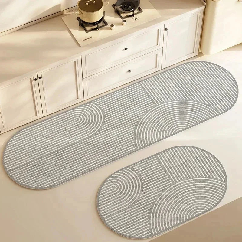 Kitchen Mat Cushioned Absorbent Non-Slip Washable