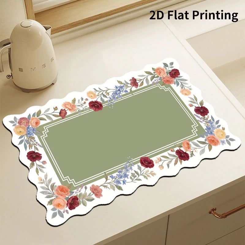 Kitchen Mat Cushioned Anti-Fatigue Checkered