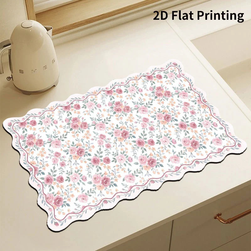 Kitchen Mat Cushioned Anti-Fatigue Checkered