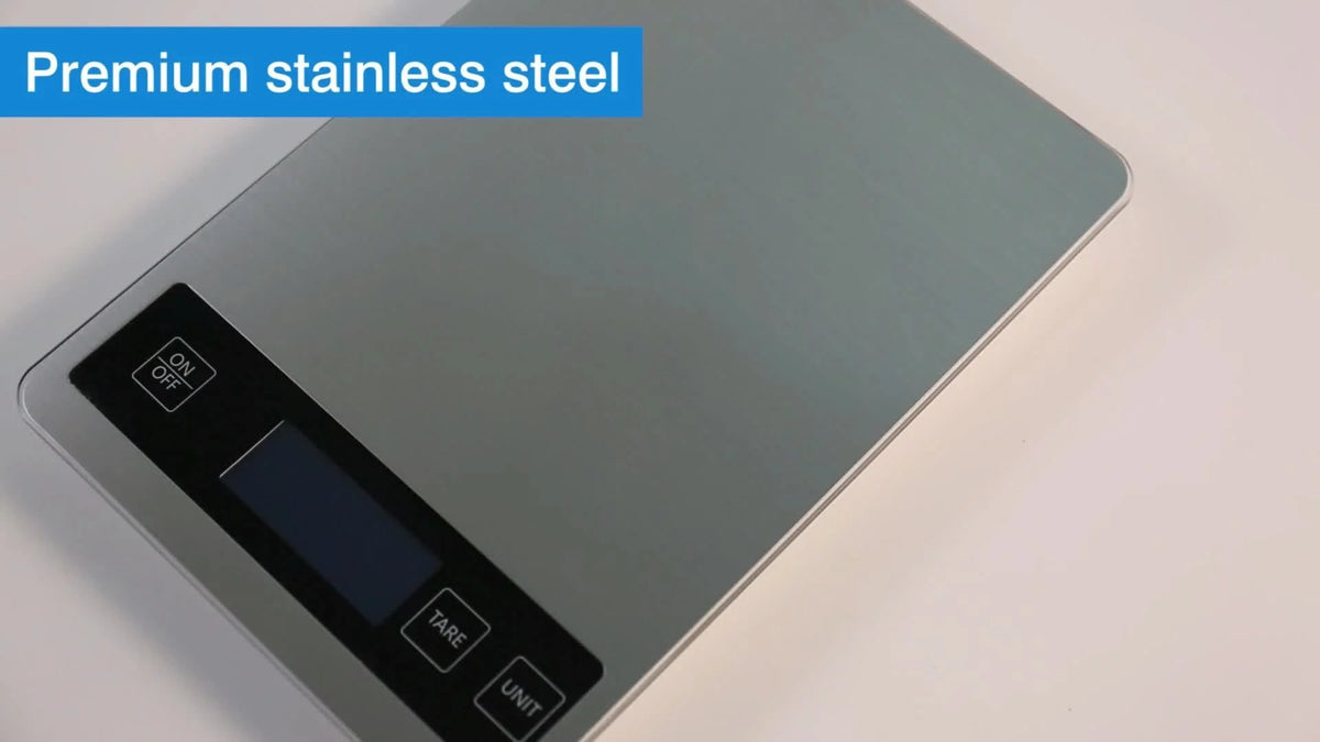 Kitchen Scale 15kg USB Rechargeable 1g Precision