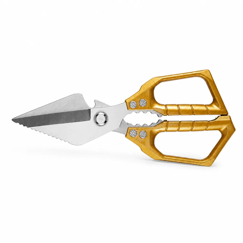 Kitchen Scissors Stainless Steel Blades & Non-Slip Handle