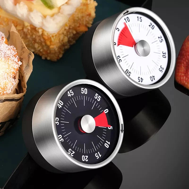 Kitchen Timer Magnetic Stainless Steel 60-Minute