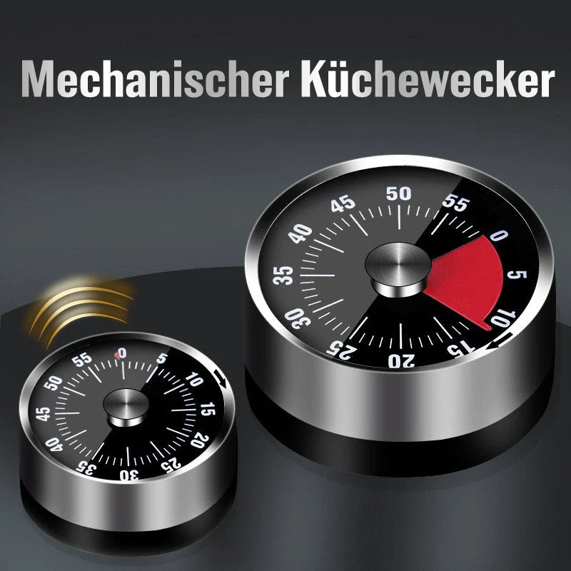 Kitchen Timer Magnetic Stainless Steel 60-Minute