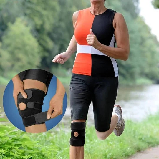 Knee Brace Circular Compression & Dual Side Stabilizers