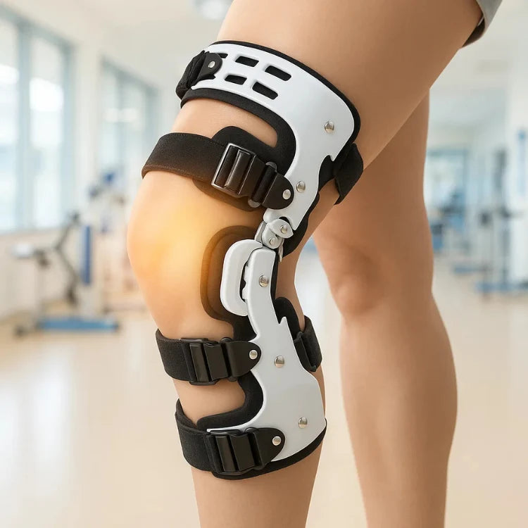Knee Brace Lightweight Low-Profile Adjustable Support