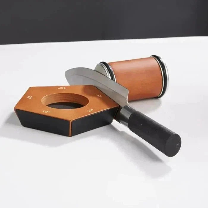 Knife Sharpener Diamond-Coated Wheel & Angle Guide