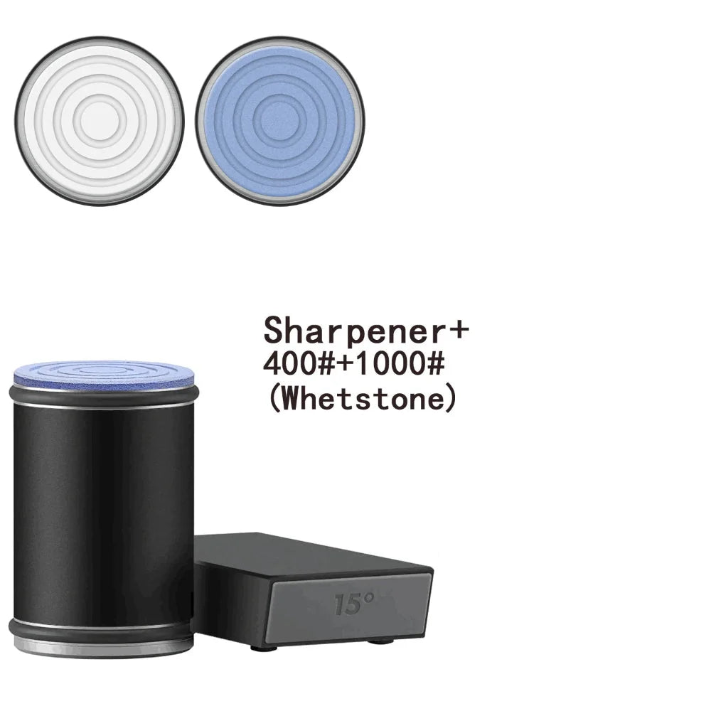 Knife Sharpener Magnetic Angle Guide & Rolling Wheel