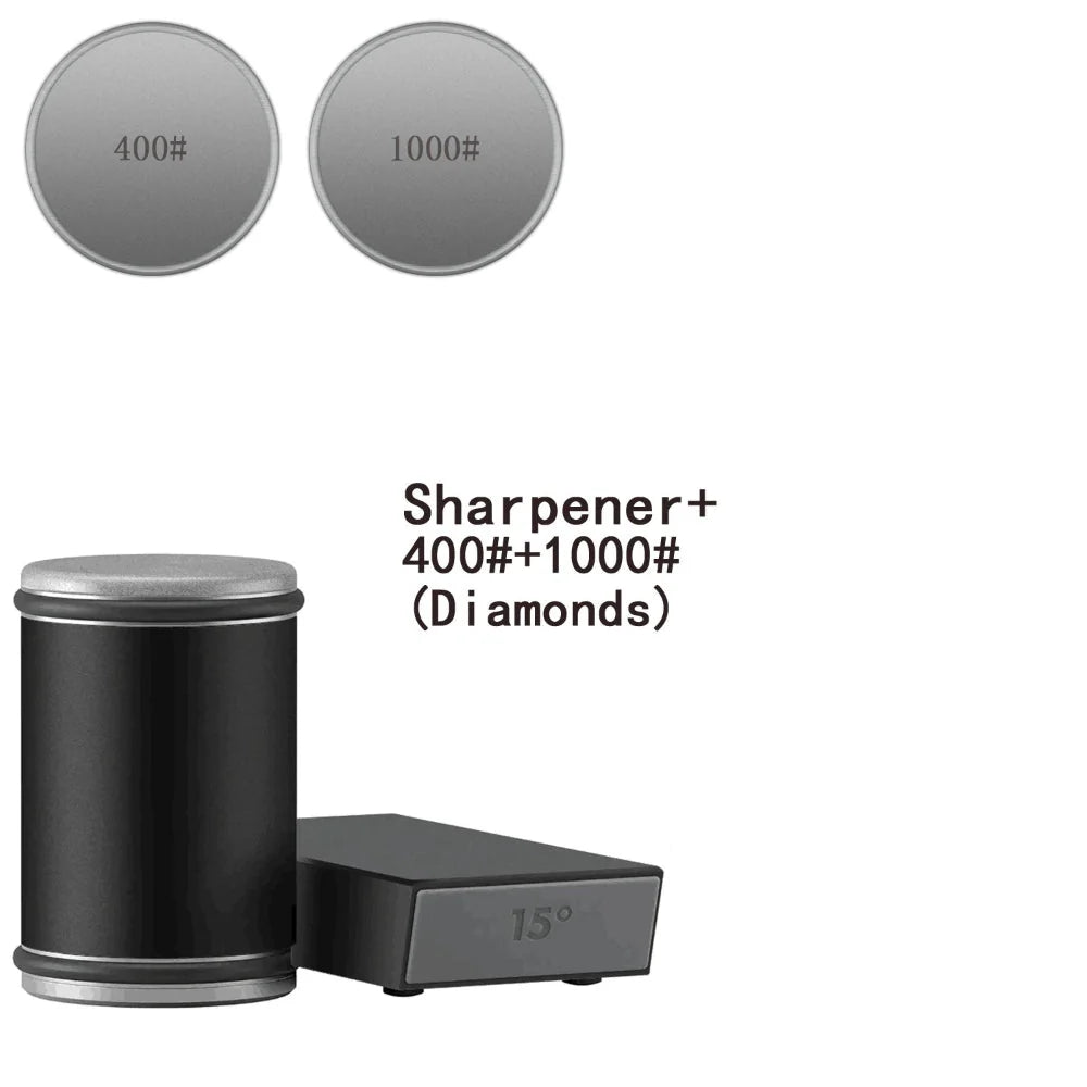 Knife Sharpener Magnetic Angle Guide & Rolling Wheel