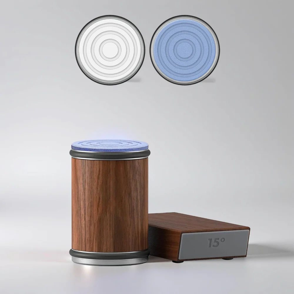 Knife Sharpener Magnetic Angle Guide & Rolling Wheel