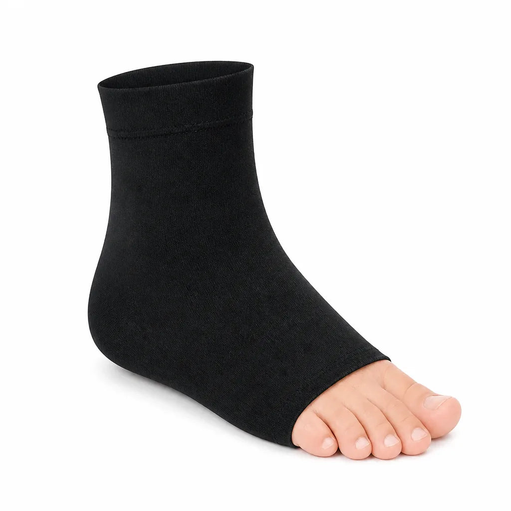 Kompressionsknöchelsocken mit abgestufter Kompression und Fußgewölbestütze