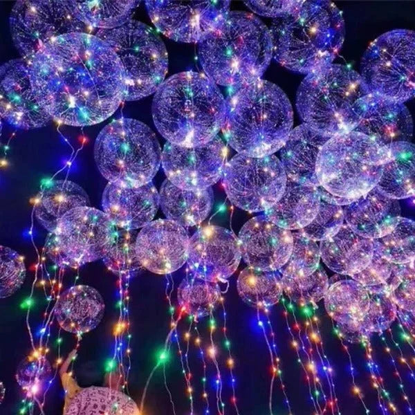 LED Balloon Color-Changing Natural Latex Reusable Holder