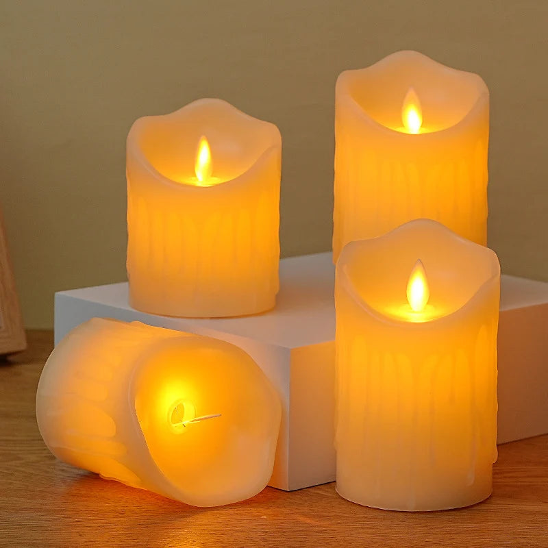 LED Candle Flameless Realistic Flicker Battery Operated