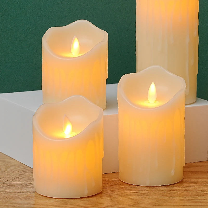 LED Candle Flameless Realistic Flicker Battery Operated