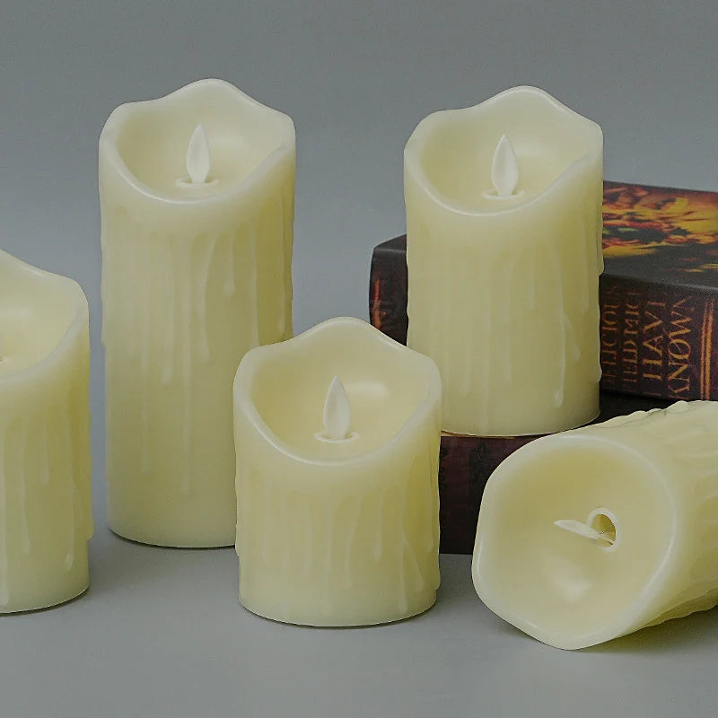 LED Candle Flameless Realistic Flicker Battery Operated