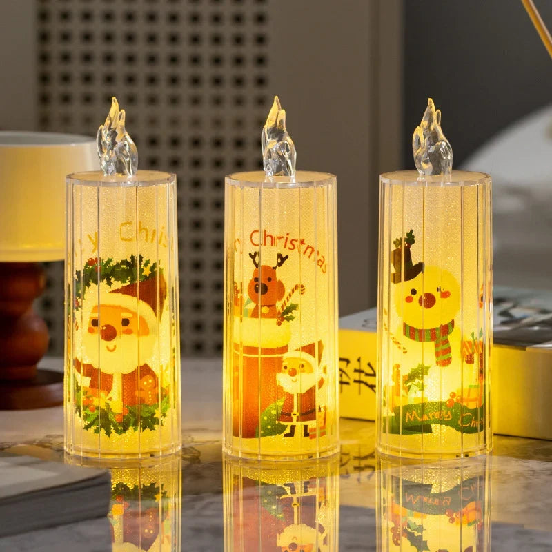 LED Candle Flickering Flame-Effect & Flame-Free