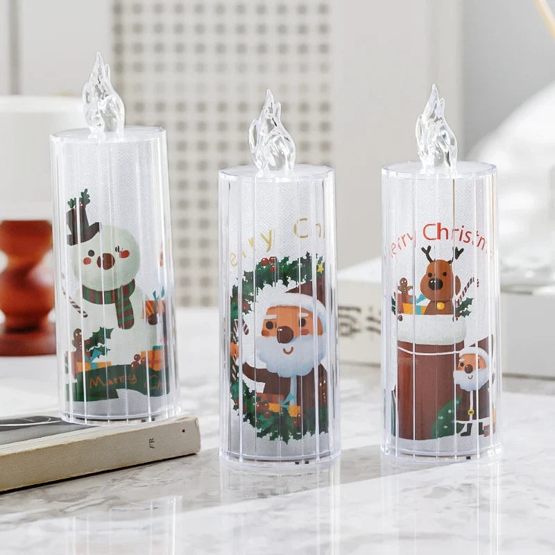 LED Candle Flickering Flame-Effect & Flame-Free