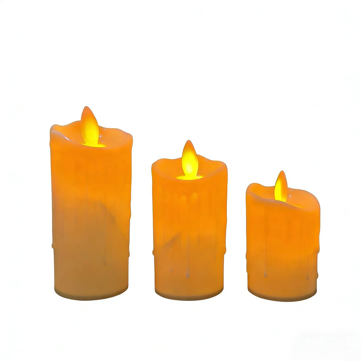 LED Candle Realistic Flicker Battery Operated & Timer