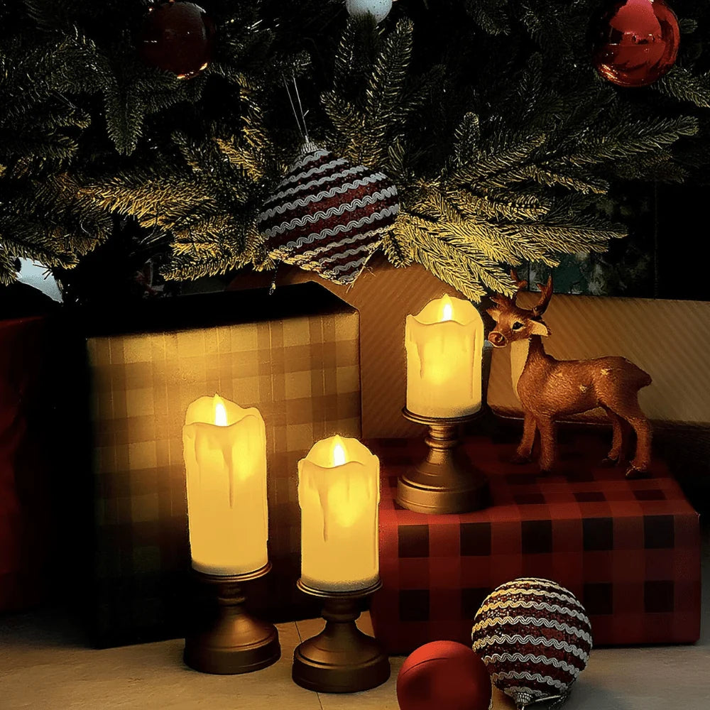 LED Candles Realistic Flickering Flame-Free Decor