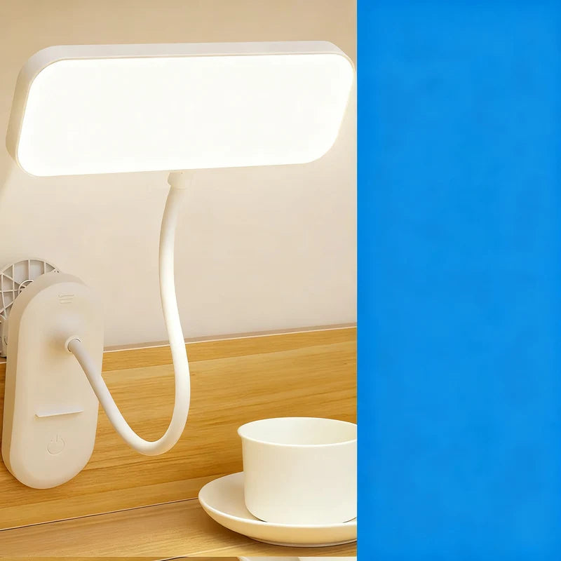 LED Clamp Lamp Adjustable Arm Dimmable Space-Saving