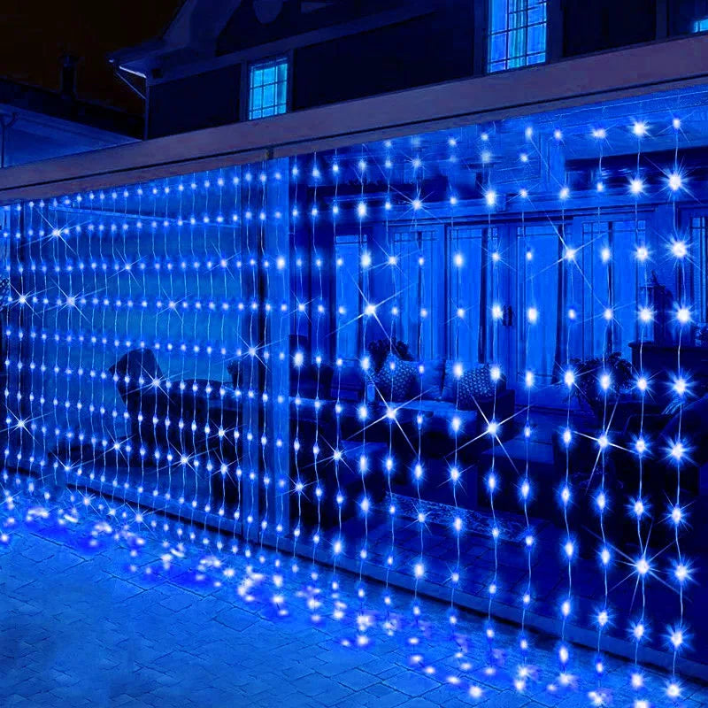 LED Curtain Lights USB Type-C 8 Lighting Modes