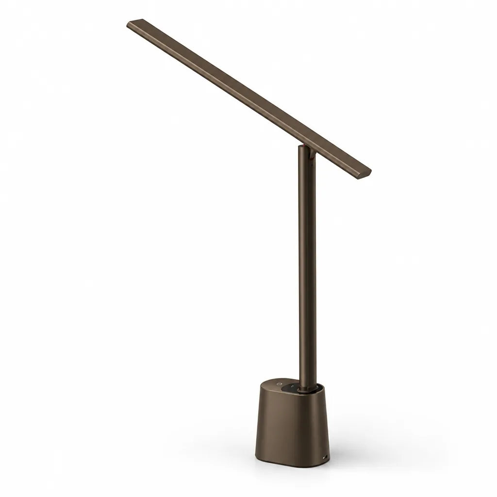 LED Desk Lamp Stepless Dimming Rechargeable 13-Hour Battery Life