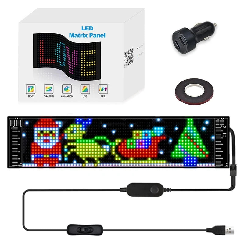 LED Display Panel Flexible RGB Full-Color 16 Million Colors