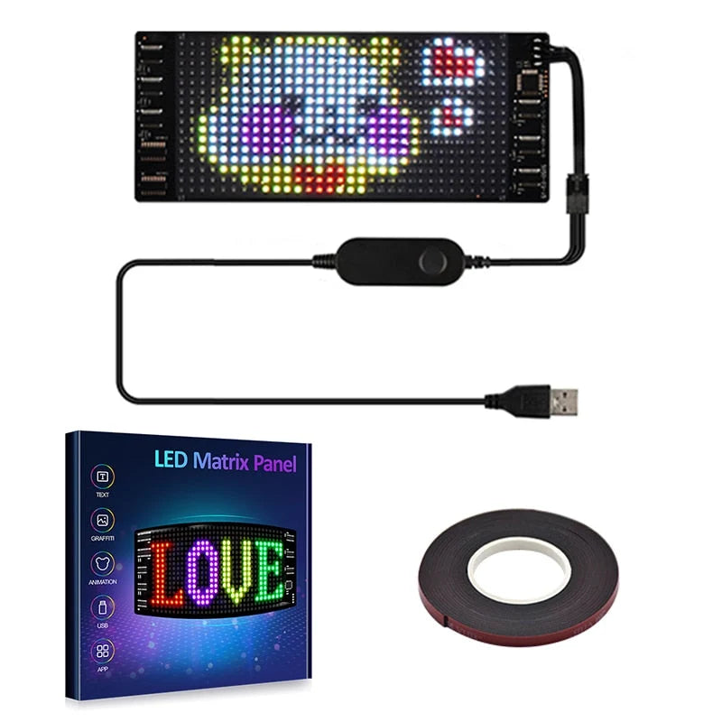 LED Display Panel Flexible RGB Full-Color 16 Million Colors