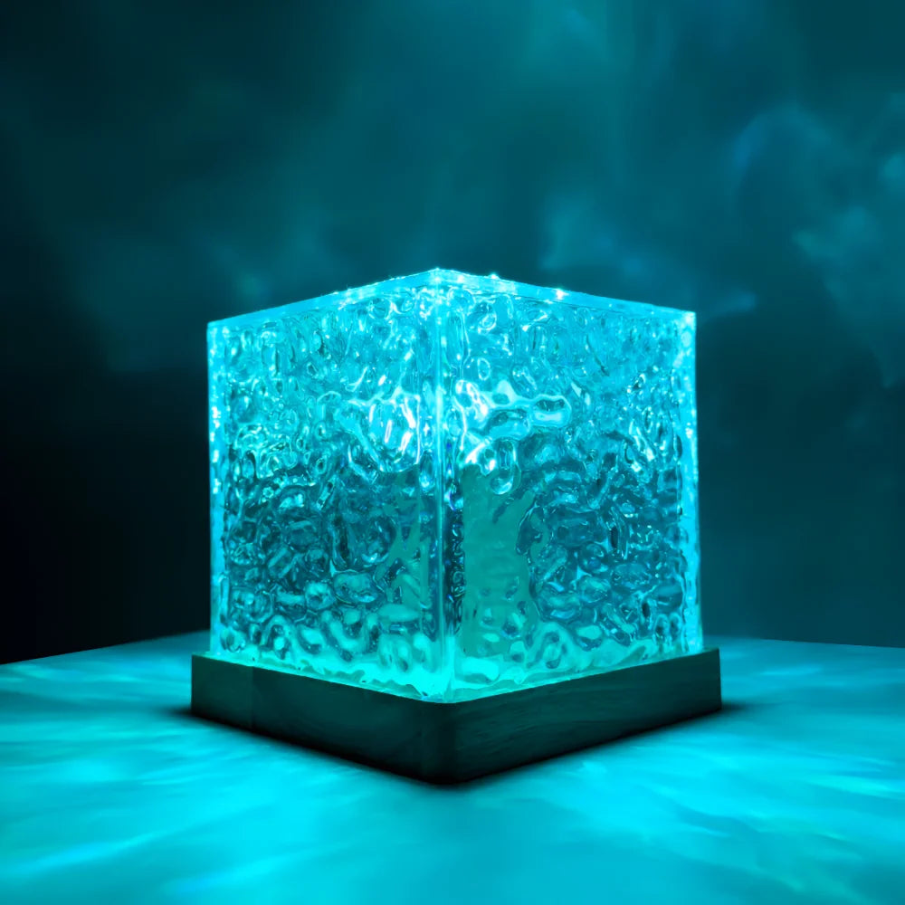 LED Projector Cube Adjustable Colors & Effects USB Powered