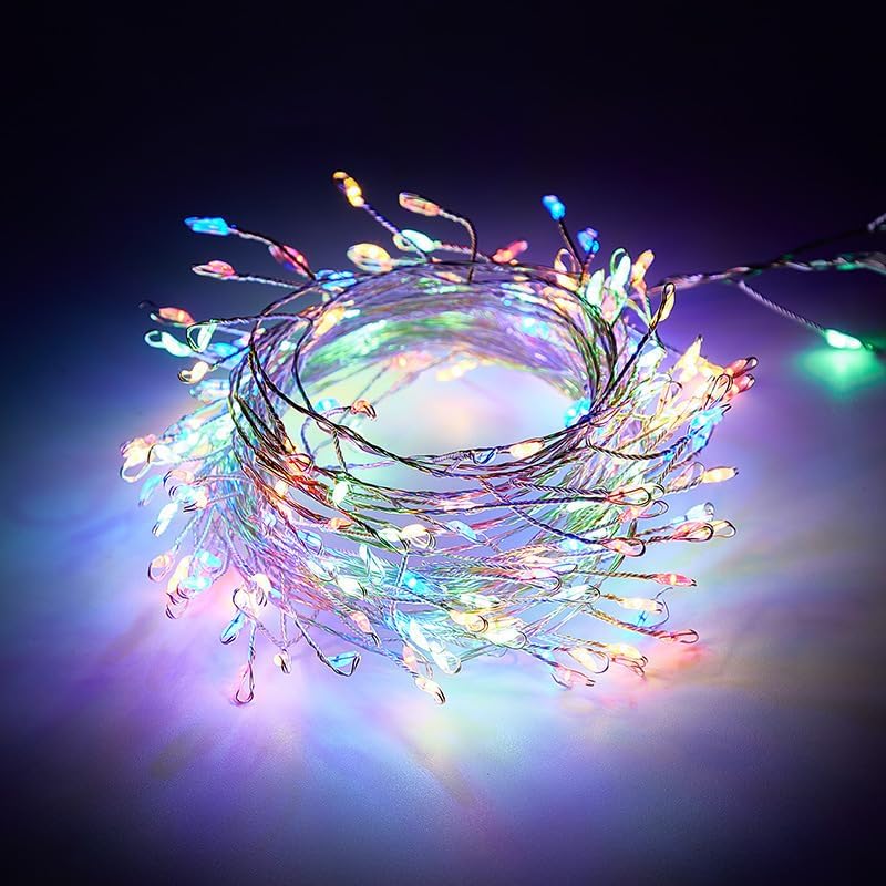 LED String Lights Flexible Copper Wire Wireless Remote Weather-Resistant