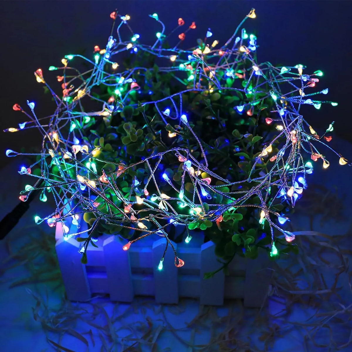 LED String Lights Flexible Copper Wire Wireless Remote Weather-Resistant